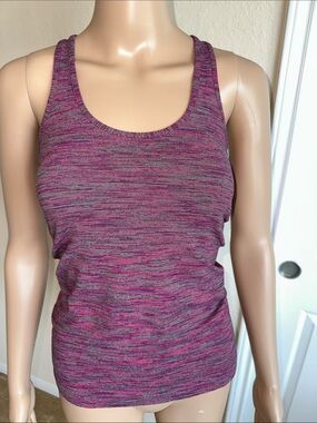 Lululemon Women’s Pink Heathered Racerback Tank Top
